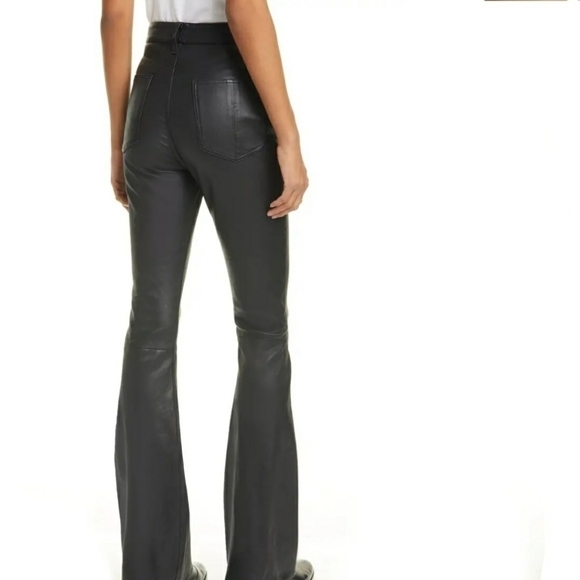 Rag and bone Jane high waist leather pants sz. 24 - Picture 3 of 5
